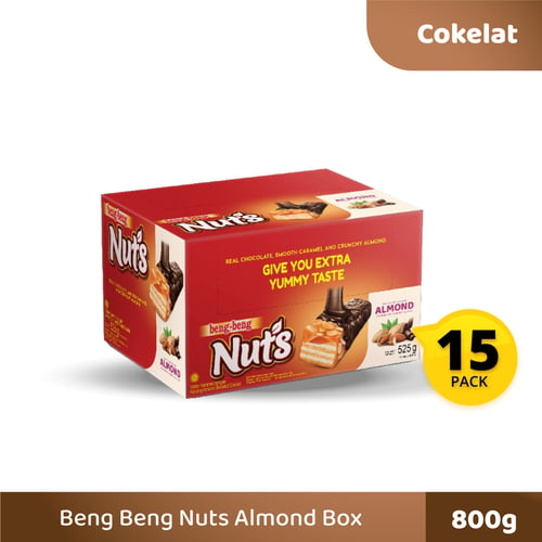 Beng Beng Nuts Almond Box 15 Pcs 35 Gr