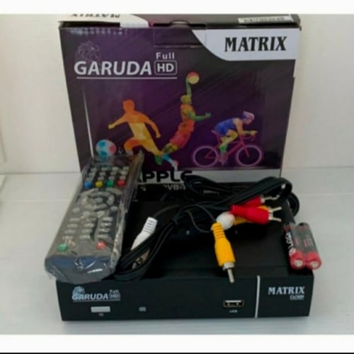 Receiver TV Set Top Box Matrix Apple DVBT2 GARUDA