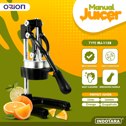 Orange Juicer/ Alat Peras Jeruk/ Press Jeruk - Orion MJ1158 - Black