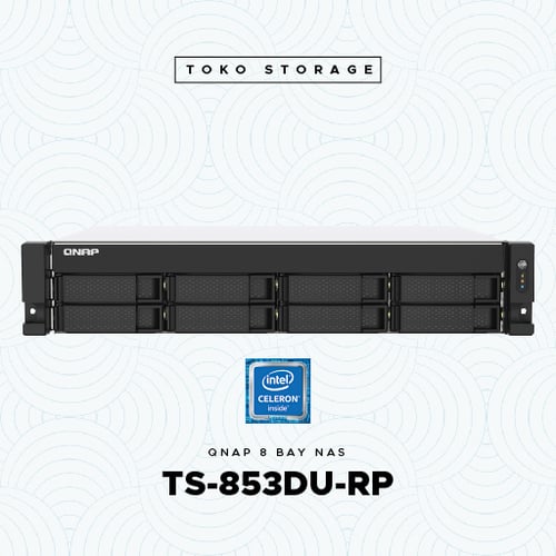 QNAP TS-853DU-RP 4G 8 Bay Rackmount Redundant Power NAS 4GB TS 853DU RP