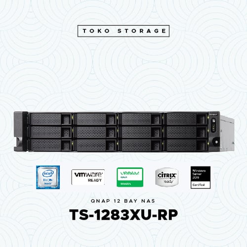 QNAP TS-1283XU-RP-8G 12 Bay Rackmount Redundant Power NAS 8GB TS 1283XU