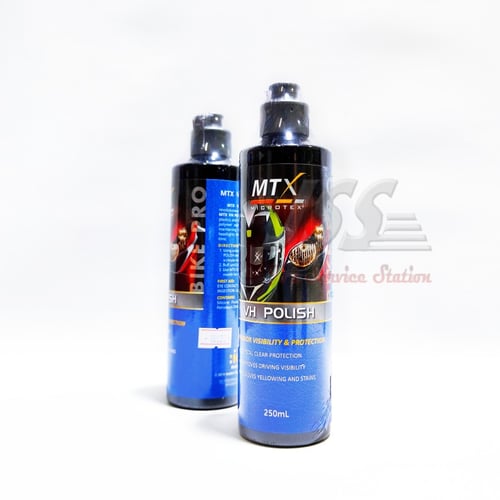 MTX Microtex Bike VH Polish 250ml Visor & Headlight Polish Protection