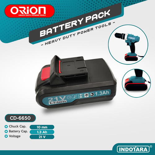 Baterai Bor Tangan - Orion Cordless Drill CD2100B