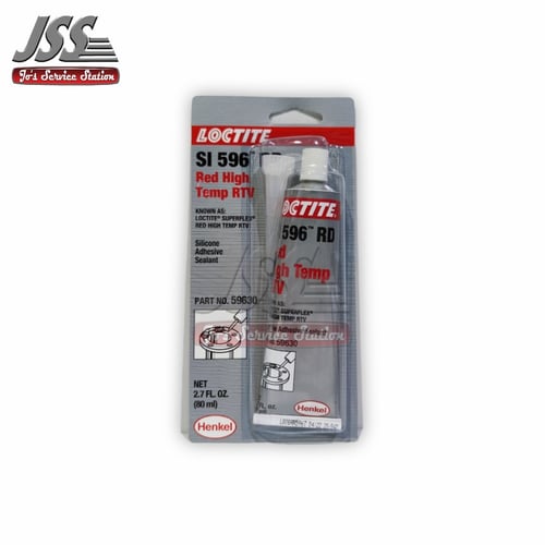 LOCTITE SI 596 RD Red High Temp RTV isi 80 ml Silicone Sealant