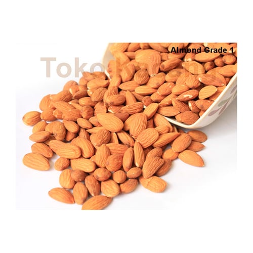 Kacang Almond Kulit Ari Mentah 500g