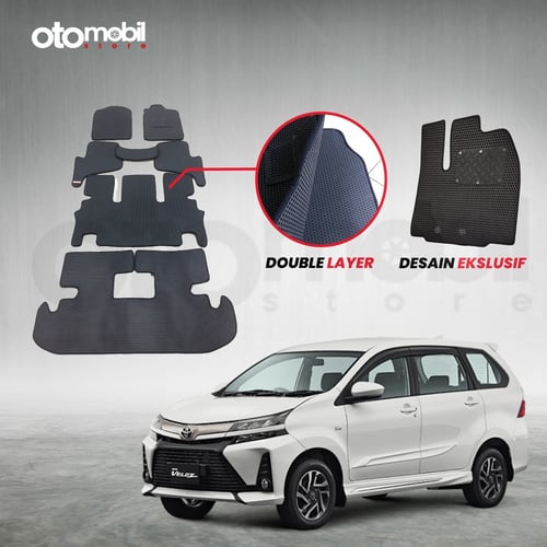 Karpet Mobil Toyota Avanza Bahan Double Layer Rubber Eva Premium