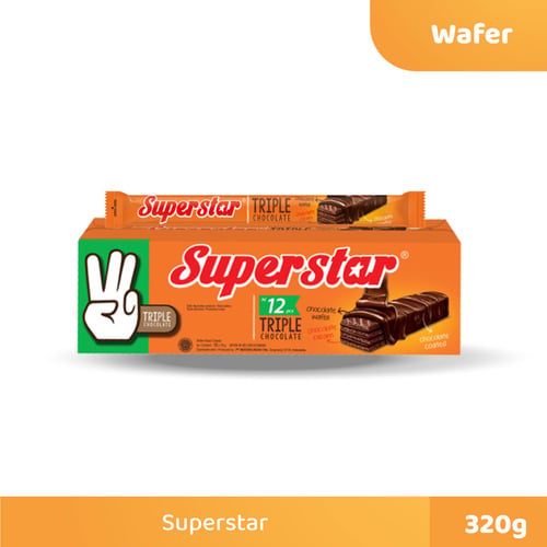 Superstar Triple Chocolate Box 12 Pcs 16 Gr