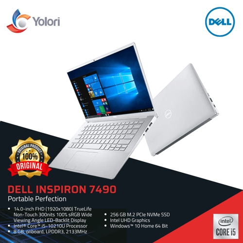Dell Inspiron 7490 i5-10210U 8GB 256GB Intel UHD Windows 10