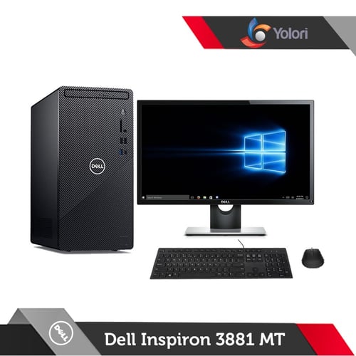 Dell Inspiron 3881 MT i7-10700F 8GB 512GB Nvidia GTX1650 Windows 10 + E2219HN