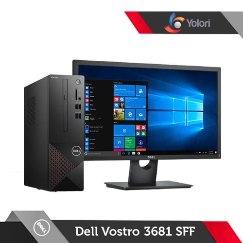 Dell Vostro 3681 SFF i3-10100 4GB 1TB Intel UHD Windows 10 + Dell E2019HV