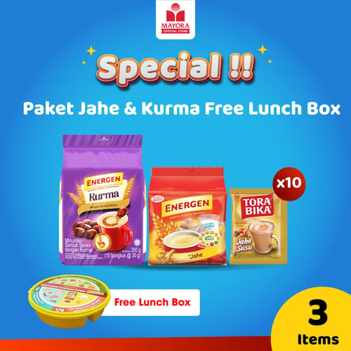 Paket Jahe dan Kurma Free Lunch Box