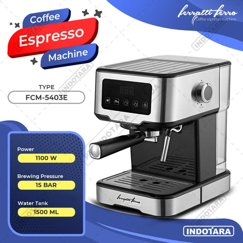 Mesin Kopi Espresso / Espresso Machine Ferratti Ferro FCM5403E