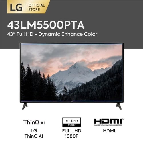 LG 43 Inch TV LED 43LM5500PTA