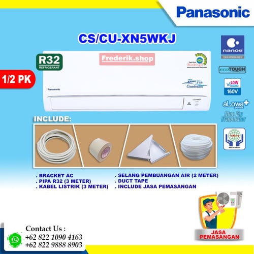 AAC Panasonic 0.5pk CS CU XN5WKJ