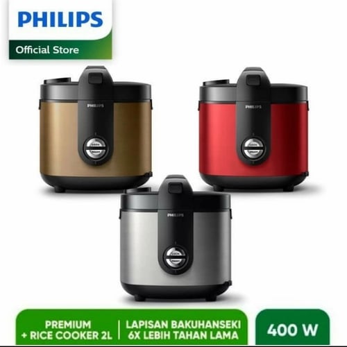 PHILIPS HD3138 Rice Cooker 2 Liter Premium Plus