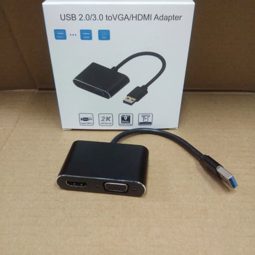 Converter USB3.0 To HDMI VGA 2 in 1
