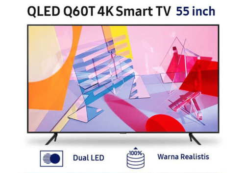 SAMSUNG QLED Q60T 4K Smart TV 55 Inch - QA55Q60TAKXXD (2020)