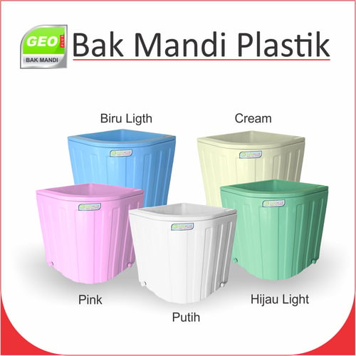 GEOPLUS Bak Mandi Plastik 116.5 Liter Cream