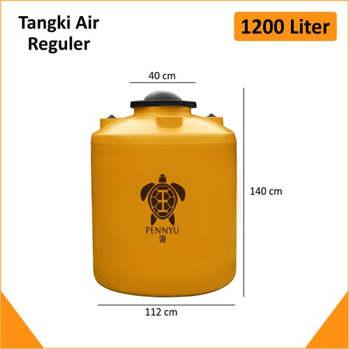 PENNYU Tangki Air Tandon Toren 1200 liter Kuning