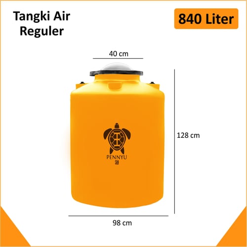 PENNYU Tangki Air Tandon Toren 840 liter Kuning