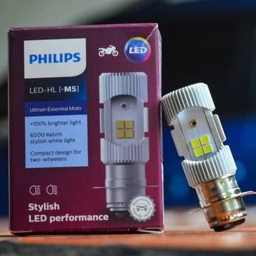 LAMPU DEPAN LED PHILIPS M5 ORIGINAL