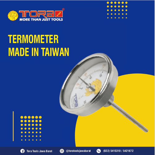 TORA TOOLS TERMOMETER PAYUNG METAL BL TYPE MADE IN TAIWAN