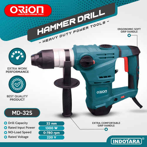 Hammer Drill / Mesin Bor Tembok Orion MD32S