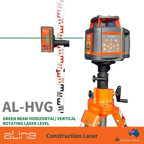 AL-HVG Green Beam Horizontal/ Vertical Rotating Laser level