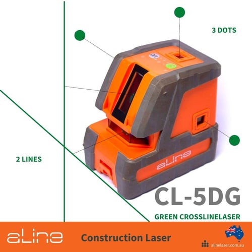 CL-5DG Green Crossline Laser