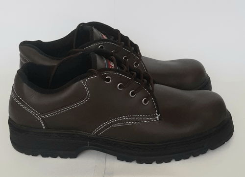Sepatu Safety Slip On / Selop Coklat