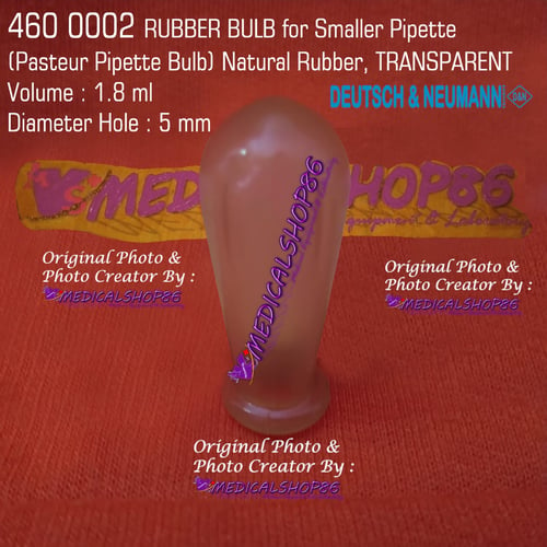 D&N Rubber Bulb for Smaller Pipette 1.8 mL