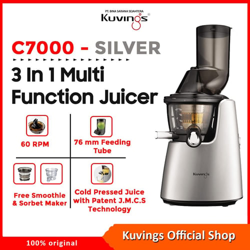 Kuvings C7000 Whole Slow Juicer Silver