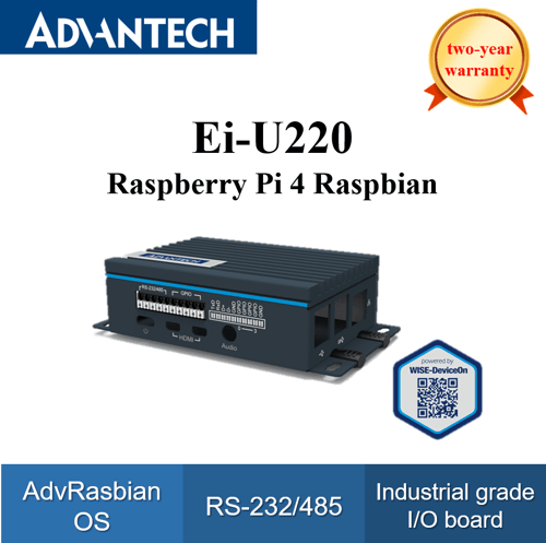 Ei-U220  Raspberry Pi 4 Raspbian  advantech