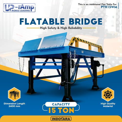 Flatable Bridge Upramp Mobile Loading & Unloading dock - PTR15WM