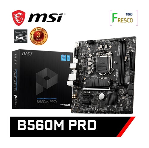 Motherboard MSI B560M Pro Intel Socket LGA 1200 DDR4