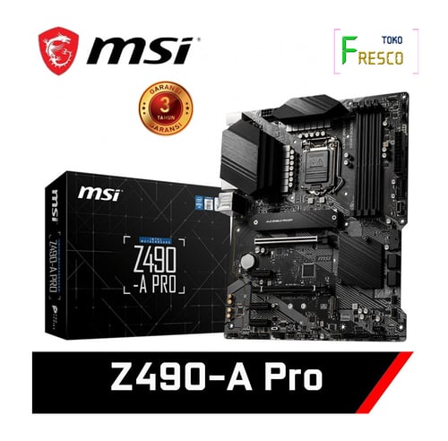 Motherboard MSI Z490-A Pro Intel Socket LGA 1200 DDR4 ATX