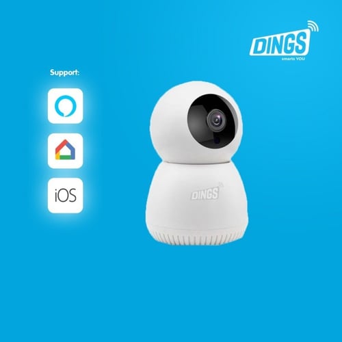 DINGS Smart CCTV Indoor - Kamera Pintar No Antenna Smart Home