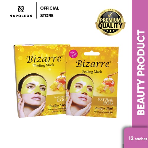 Bizarre Natural Egg & Honey Peel Off Mask (Skin Nutrition) - 15 ml