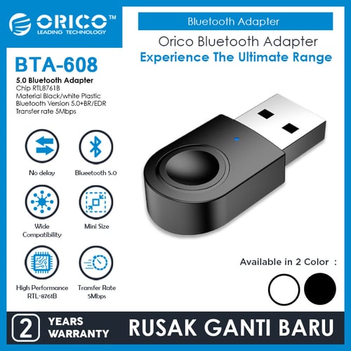 ORICO Bluetooth 5.0 Adapter - BTA-608 - BLACK