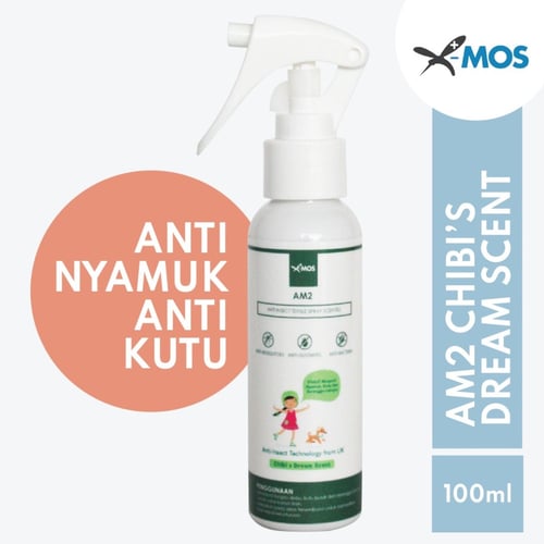 X-MOS AM2 Chibi 100ml - Spray Anti Nyamuk, Kutu, Serangga