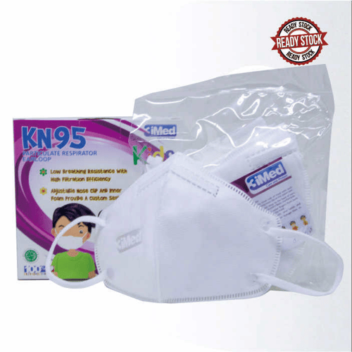 Masker KN95 Particulate Respirator Kids Earloop