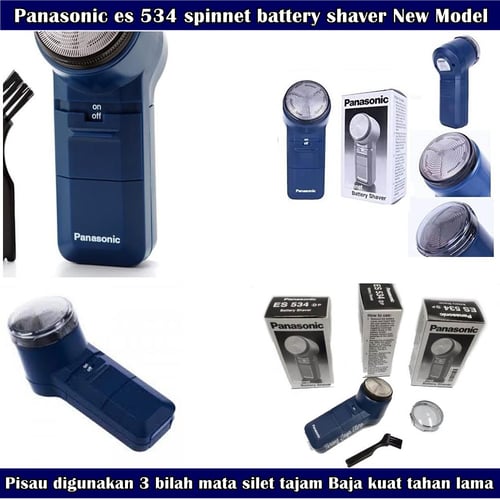 Alat cukur shaver panasonic shaved look and clean with es-534