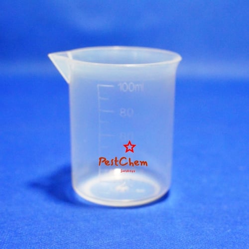 Beaker Plastik 100 ml - Gelas Tabung Ukur