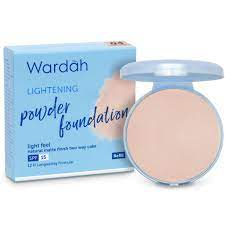 Wardah Refill Lightening Powder Foundation Light Feel Golden Beige