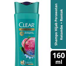 Clear Hijab Pure Anti-Ketombe & Anti-Rontok Shampoo 160ml