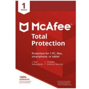 McAfee Total Protection Antivirus 1 Device 1 Tahun