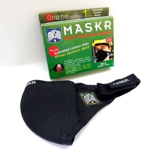 Masker Debu Anti Polusi Asap Dengan Filter Karbon Aktif MASKR Short