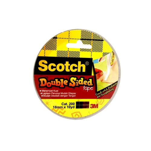 SCOTCH 200S Scotch Double Sided Tape 12mm X 10Y