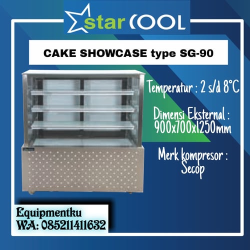 SG CAKE SHOWCASE STARCOOL TYPE SG-90