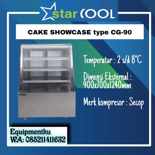 SG CAKE SHOWCASE STARCOOL TYPE CG-90